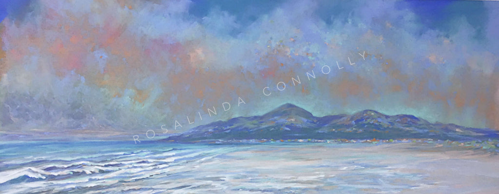High Tide Murlough Panoramic Rosalinda Connelly Art Print