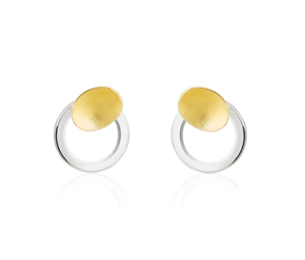Cascade Small Studs With Ring Earring Jill Graham