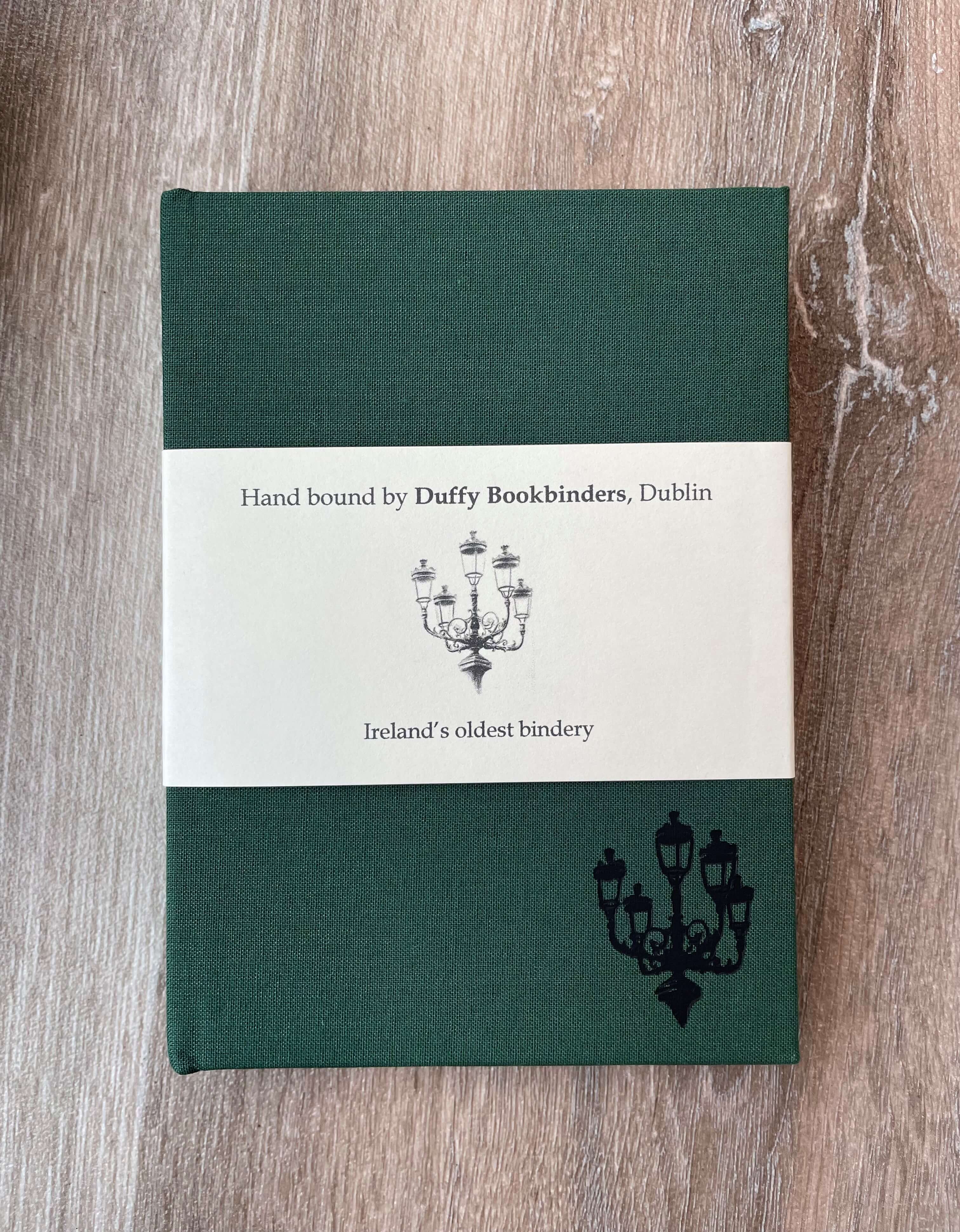 Forest Green A6 Bound Notebook – Painted Earth