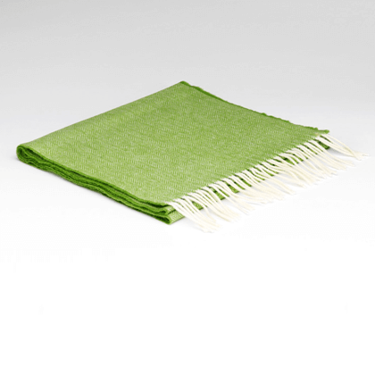 Golf Green Lambswool Scarf | Mc Nutt at Painted Earth