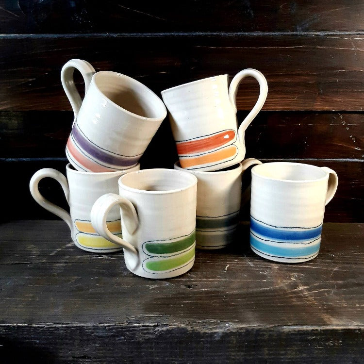 Straight Ceramic Mugs Thomas Powell Ceramics